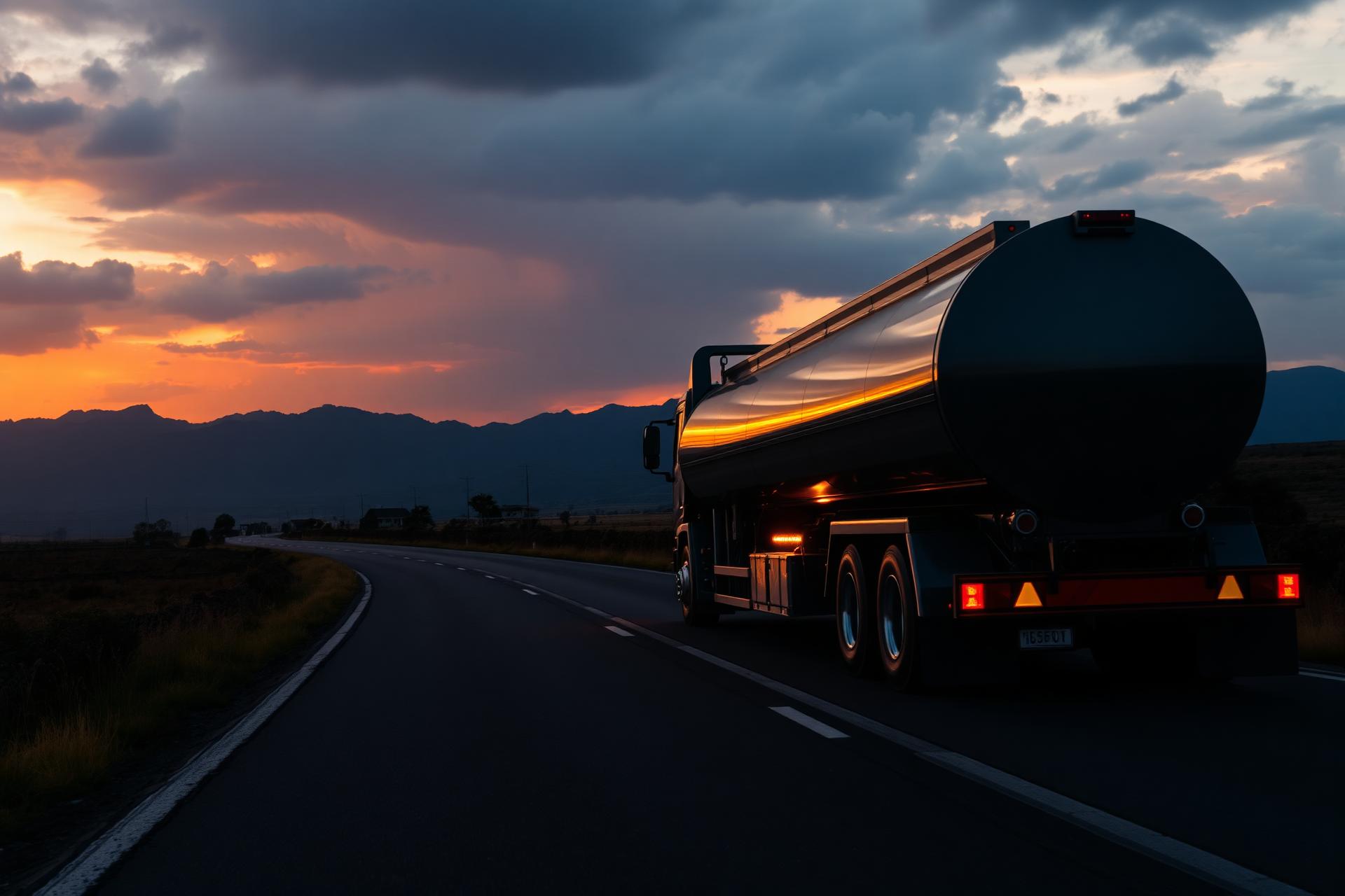 Fast Fuel delivery tanker